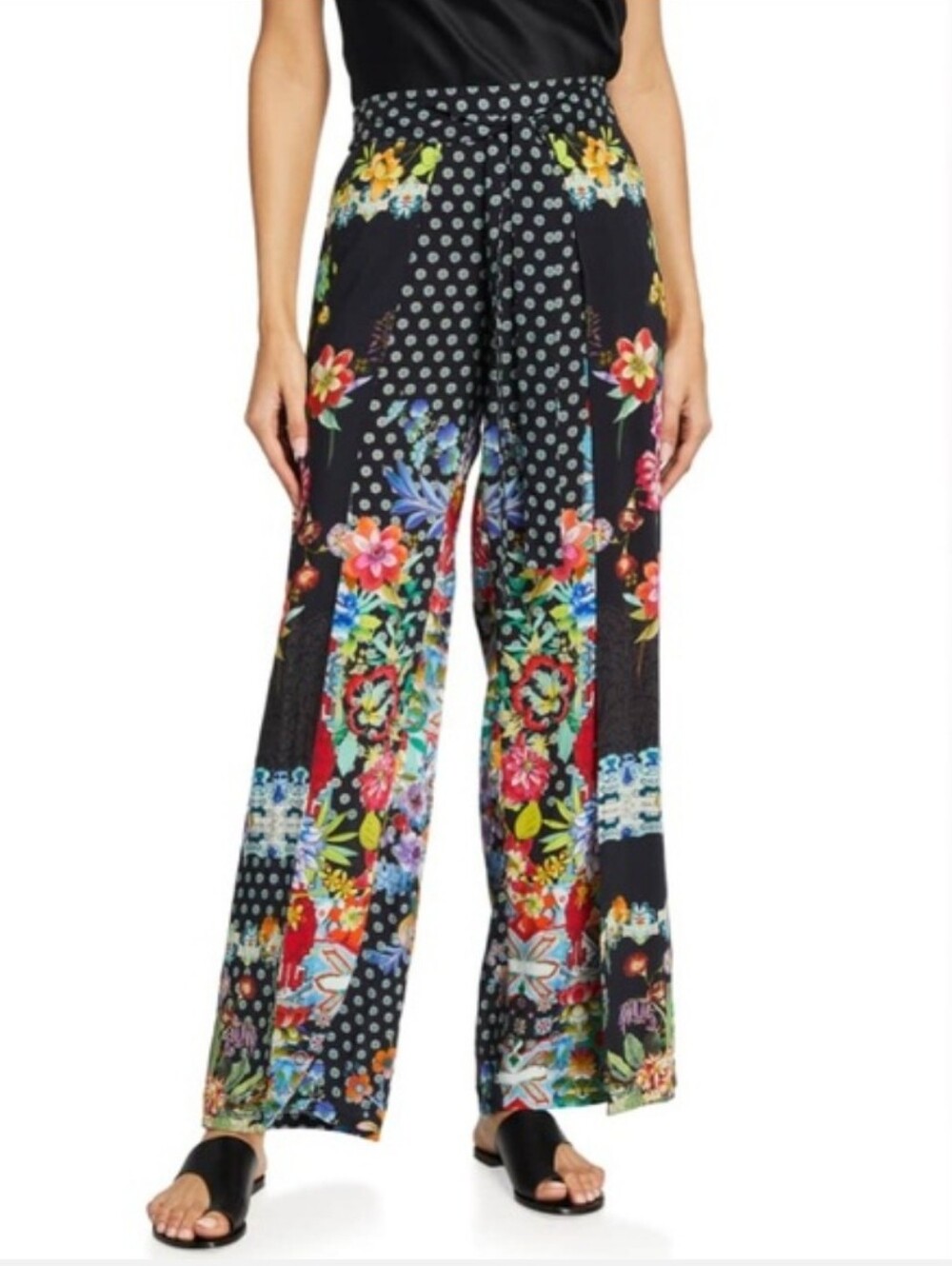 Johnny WasDreamer Printed Wrap Pants